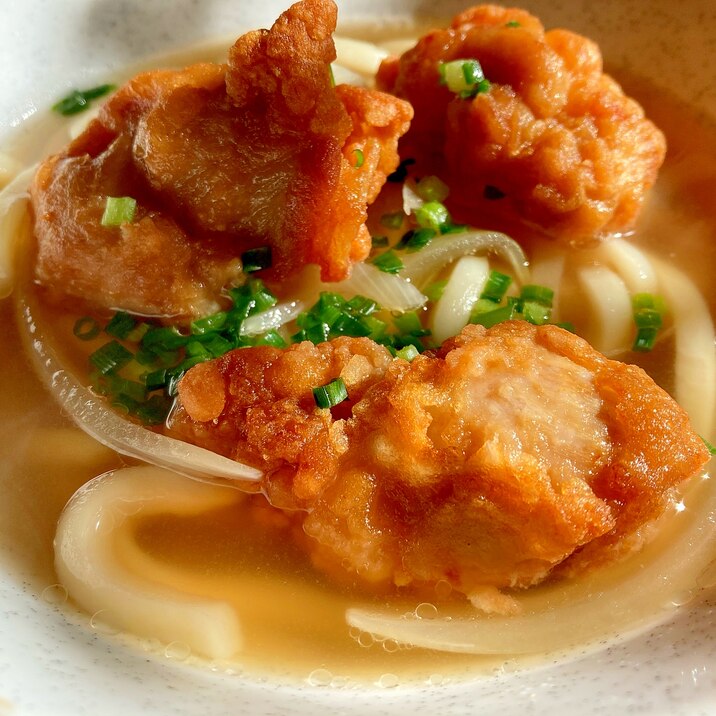 さっと食べたいときに 唐揚げうどん レシピ 作り方 By Sachipuri 楽天レシピ さっと食べたいときに 唐揚げうどん レシピ 作り方 By Sachipuri 楽天レシピ